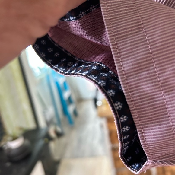 Craft & Flow Pink Casual Button Down Shirt with Short Sleeves size Large - Picture 7 of 9